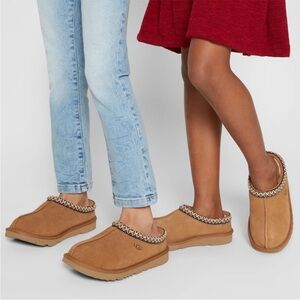 UGG Tasman II Kids Slippers Chestnut Size 3